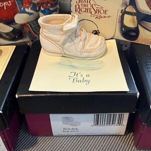 Miniature Baby Shoe Figurines from Just the Right Shoe by Raine Drops